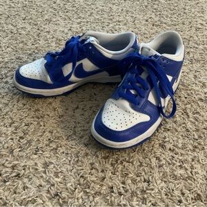 Nike Low Dunk blue/white sneakers
